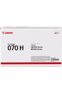 Canon 070H tonerová náplň 1 kusů Originální Černá Obrázok pre Canon 070H tonerová náplň 1 kusů Originální Černá
