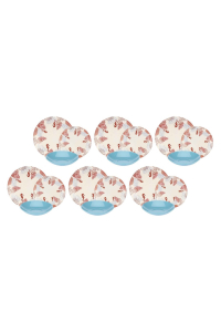 Obrázok pre ROSE&TULIPS SEABED Dinner service for 6 people