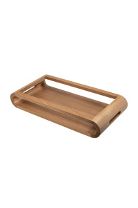ARTELEGNO VASD Dwustronna taca z drewna bukowego 21 x 43 cm Obrázok pre ARTELEGNO VASD Dwustronna taca z drewna bukowego 21 x 43 cm