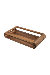 Obrázok pre ARTELEGNO VASD Dwustronna taca z drewna orzechowego 21 x 43 cm