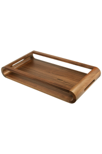 ARTELEGNO VASD Dwustronna taca z drewna orzechowego 27 x 49 cm Obrázok pre ARTELEGNO VASD Dwustronna taca z drewna orzechowego 27 x 49 cm