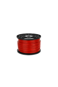 Kabel mikrofonowy stereo 6mm czerwony Obrázok pre Kabel mikrofonowy stereo 6mm czerwony