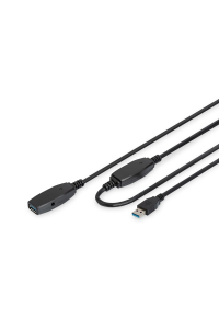 Obrázok pre Digitus DA-73106 USB kabel USB 3.2 Gen 1 (3.1 Gen 1) 15 m USB A 5 Gbit/s Černá