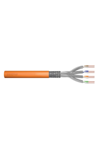 Obrázok pre DIGITUS Cat.7 Installation Cable, S/FTP, Dca, AWG 23/1, LSOH, 50m, orange
