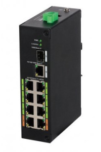 Obrázok pre Dahua Technology DH-LR2110-8ET-120 L2 Fast Ethernet (10/100) Podpora napájení po Ethernetu (PoE) Černá