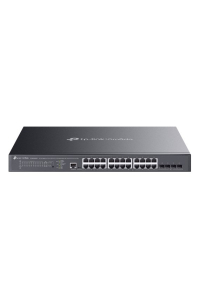 Obrázok pre TP-Link Omada SG3428XMPP síťový přepínač Řízený L2+ Gigabit Ethernet (10/100/1000) Podpora napájení po Ethernetu (PoE) 1U Černá