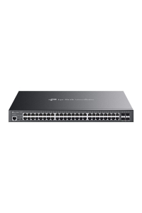 Obrázok pre TP-Link Omada SG3452XMPP síťový přepínač Řízený L2+ Gigabit Ethernet (10/100/1000) Podpora napájení po Ethernetu (PoE) 1U Černá