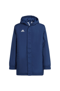 adidas Entrada 22 Stadium Kids Jacket Blue IB6079 Obrázok pre adidas Entrada 22 Stadium Kids Jacket Blue IB6079