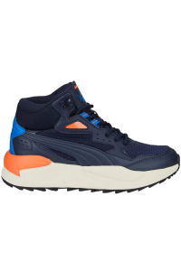 Puma X-Ray Speed Mid WTR Kids Shoes Navy Blue 387385 02 Obrázok pre Puma X-Ray Speed Mid WTR Kids Shoes Navy Blue 387385 02