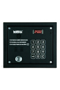 Laskomex CP-2503TP black Audio panel with key reader Obrázok pre Laskomex CP-2503TP black Audio panel with key reader