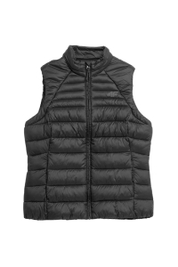 Women's down vest 4F F091 deep black 4FSS23TDJAF091 20S Obrázok pre Women's down vest 4F F091 deep black 4FSS23TDJAF091 20S