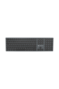 NATEC NKL-1830 klávesnice Univerzální RF bezdrátové + Bluetooth QWERTY Španělský Černá, Šedá Obrázok pre NATEC NKL-1830 klávesnice Univerzální RF bezdrátové + Bluetooth QWERTY Španělský Černá, Šedá