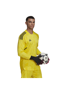 adidas Condivo 22 Jersey Long Sleeve Men's Goalkeeper T-Shirt Yellow HF0137 Obrázok pre adidas Condivo 22 Jersey Long Sleeve Men's Goalkeeper T-Shirt Yellow HF0137
