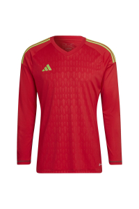 adidas Tiro 23 Competition Long Sleeve Men's Goalkeeper T-Shirt Red HL0007 Obrázok pre adidas Tiro 23 Competition Long Sleeve Men's Goalkeeper T-Shirt Red HL0007