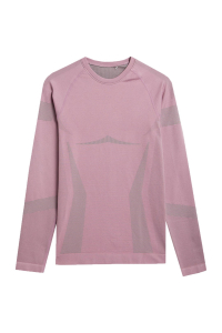 Women's thermoactive sweatshirt 4F F113 dark pink 4FAW23USEAF113 53S XS/S Obrázok pre Women's thermoactive sweatshirt 4F F113 dark pink 4FAW23USEAF113 53S XS/S
