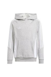 adidas Tiro 24 Hooded Sweat grey IR7505 128cm Obrázok pre adidas Tiro 24 Hooded Sweat grey IR7505 128cm
