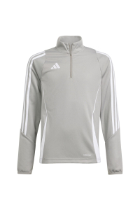 Sweatshirt for kids adidas Tiro 24 Training Top gray IR9363 140cm Obrázok pre Sweatshirt for kids adidas Tiro 24 Training Top gray IR9363 140cm