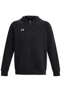 Under Armour Men's Rival Fleece FZ Hoodie black 1379767 001 Obrázok pre Under Armour Men's Rival Fleece FZ Hoodie black 1379767 001