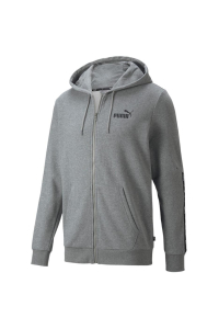 Puma ESS+ Tape Full-Zip Hoodie TR grey 848768 03 Obrázok pre Puma ESS+ Tape Full-Zip Hoodie TR grey 848768 03