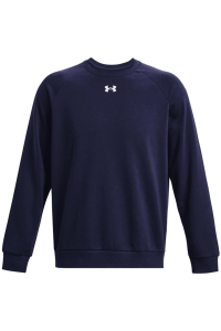 Under Armour Men's Rival Fleece Crew Sweatshirt Navy Blue 1379755 410 Obrázok pre Under Armour Men's Rival Fleece Crew Sweatshirt Navy Blue 1379755 410