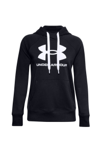 Women's Under Armour Rival Fleece Logo Hoodie Deep Black 1356318 001 Obrázok pre Women's Under Armour Rival Fleece Logo Hoodie Deep Black 1356318 001