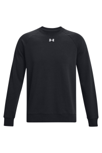 Under Armour Men's Rival Fleece Crew Sweatshirt black 1379755 001 Obrázok pre Under Armour Men's Rival Fleece Crew Sweatshirt black 1379755 001