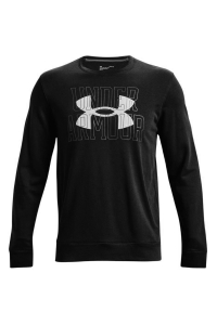 Under Armour UA Rival Terry Logo Crew Men's Sweatshirt black 1370391 001 Obrázok pre Under Armour UA Rival Terry Logo Crew Men's Sweatshirt black 1370391 001