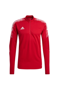 adidas Condivo 21 Training Top Primeblue Red GH7155 Men's Sweatshirt Obrázok pre adidas Condivo 21 Training Top Primeblue Red GH7155 Men's Sweatshirt