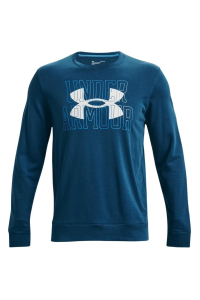 Under Armour UA Rival Terry Logo Crew Men's Sweatshirt Blue 1370391 458 Obrázok pre Under Armour UA Rival Terry Logo Crew Men's Sweatshirt Blue 1370391 458