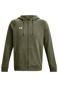 Under Armour Men's Rival Fleece FZ Hoodie Khaki 1379767 390 Obrázok pre Under Armour Men's Rival Fleece FZ Hoodie Khaki 1379767 390