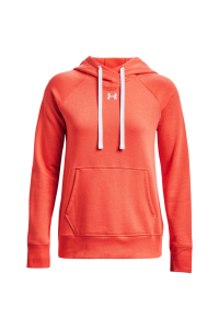 Under Armour Women's Rival Fleece HB Hoodie Orange 1356317 877 Obrázok pre Under Armour Women's Rival Fleece HB Hoodie Orange 1356317 877