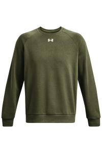 Under Armour Men's Rival Fleece Crew Khaki 1379755 390 Obrázok pre Under Armour Men's Rival Fleece Crew Khaki 1379755 390