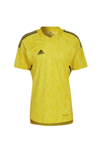 adidas Men's Condivo 22 Goalkeeper Jersey Short Sleeve Yellow HF0138 Obrázok pre adidas Men's Condivo 22 Goalkeeper Jersey Short Sleeve Yellow HF0138