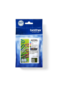 Brother LC422XLVAL inkoustová náplň 4 kusů Originální Černá, Azurová, Purpurová, Žlutá Obrázok pre Brother LC422XLVAL inkoustová náplň 4 kusů Originální Černá, Azurová, Purpurová, Žlutá