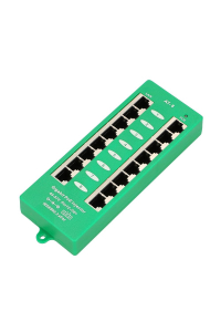 Extralink Gigabit PoE Injector 8 Portový Aktivní, 8 portů Gigabit 802.3at/af, Mode A Obrázok pre Extralink Gigabit PoE Injector 8 Portový Aktivní, 8 portů Gigabit 802.3at/af, Mode A