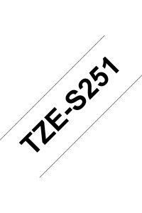 Obrázok pre Brother TZE-S251 páska pro tvorbu štítků Černá na bílé TZ