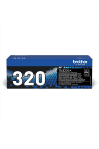 Brother TN-320BK tonerová náplň 1 kusů Originální Černá Obrázok pre Brother TN-320BK tonerová náplň 1 kusů Originální Černá
