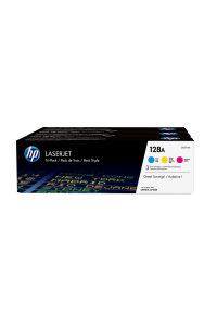 Obrázok pre HP 128A 3-pack Cyan/Magenta/Yellow Original LaserJet Toner Cartridges