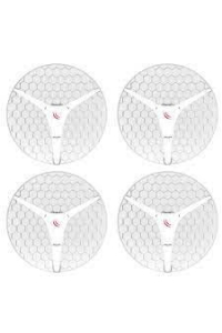 Mikrotik LHG XL 5 ac (4pcs) 867 Mbit/s Bílá Podpora napájení po Ethernetu (PoE) Obrázok pre Mikrotik LHG XL 5 ac (4pcs) 867 Mbit/s Bílá Podpora napájení po Ethernetu (PoE)