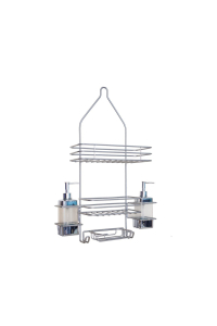 RAYEN Shower shelf with soap dispensers Obrázok pre RAYEN Shower shelf with soap dispensers