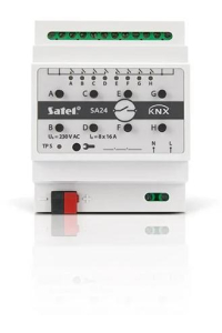 Satel KNX-SA24 akční člen pro chytrý domov Připevnění na DIN lištu Spínací akční člen 8 kanály/kanálů Obrázok pre Satel KNX-SA24 akční člen pro chytrý domov Připevnění na DIN lištu Spínací akční člen 8 kanály/kanálů