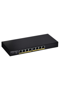 Zyxel GS1900-8HP v3 PoE Řízený L2 Gigabit Ethernet (10/100/1000) Podpora napájení po Ethernetu (PoE) Černá Obrázok pre Zyxel GS1900-8HP v3 PoE Řízený L2 Gigabit Ethernet (10/100/1000) Podpora napájení po Ethernetu (PoE) Černá