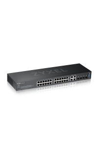 Zyxel GS2220-28-EU0101F síťový přepínač Řízený L2 Gigabit Ethernet (10/100/1000) Černá Obrázok pre Zyxel GS2220-28-EU0101F síťový přepínač Řízený L2 Gigabit Ethernet (10/100/1000) Černá