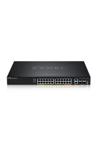 Zyxel XGS2220-30HP Řízený L3 Gigabit Ethernet (10/100/1000) Podpora napájení po Ethernetu (PoE) Černá Obrázok pre Zyxel XGS2220-30HP Řízený L3 Gigabit Ethernet (10/100/1000) Podpora napájení po Ethernetu (PoE) Černá