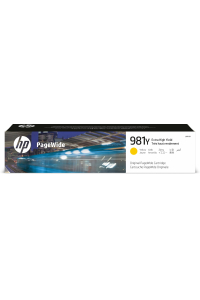 HP 981Y Žlutá originální kazeta PageWide s velmi vysokou výtěžností Obrázok pre HP 981Y Žlutá originální kazeta PageWide s velmi vysokou výtěžností
