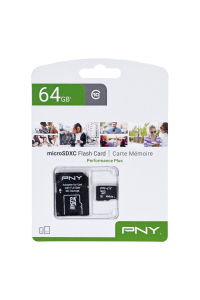 PNY Performance Plus 64 GB MicroSDXC Třída 10 Obrázok pre PNY Performance Plus 64 GB MicroSDXC Třída 10