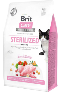 Obrázok pre BRIT Care Grain-Free Sterilized Sensitive - suché krmivo pro kočky - 400 g