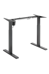 Obrázok pre Biurko elektryczne z regulacją wys Ergo Office, szare, max wys 123cm , 80 kg - bez blatu, do pracy stojąco siedzącej, ER-433