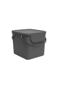 ROTHO Albula Anthracite - kontejner na třídění odpadu - 40l Obrázok pre ROTHO Albula Anthracite - kontejner na třídění odpadu - 40l