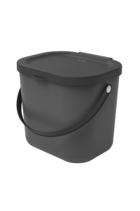 ROTHO Albula Anthracite - kontejner na třídění odpadu - 6l Obrázok pre ROTHO Albula Anthracite - kontejner na třídění odpadu - 6l